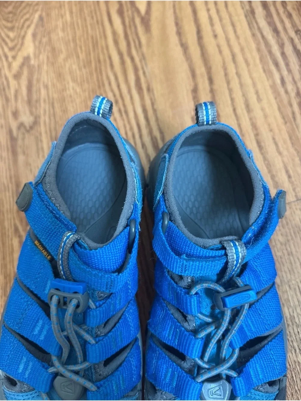 KEEN Newport Sandals Boys Size 13 Blue/Camo Closed Toe